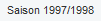Saison 1997/1998